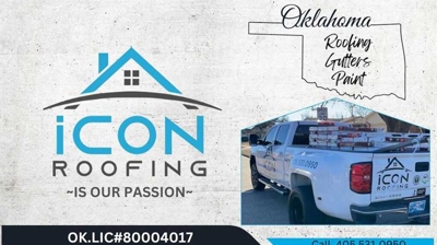 Icon Roofing Business Card Photo